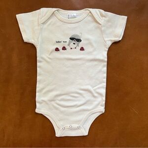 Ladies' Man Organic Cotton Ladybug Onesie, 6-12mo